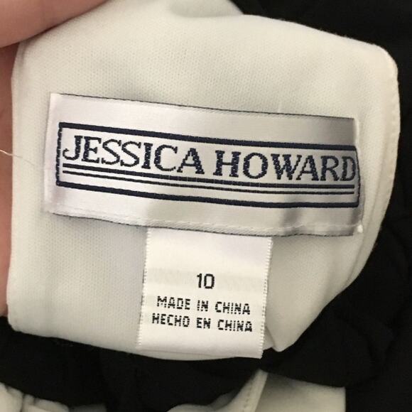 Jessica Howard black and white dress size 10 - Picture 4 of 4
